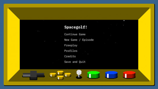 Игра Spacegolf!, скриншот