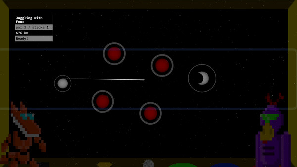 Игра Spacegolf!, скриншот