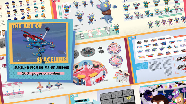 Игра Spacelines from the Far Out Digital Artbook, скриншот
