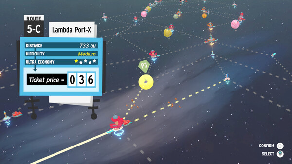 Игра Spacelines from the Far Out, скриншот
