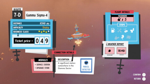 Игра Spacelines from the Far Out, скриншот