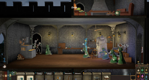 Игра Spellcaster University, скриншот