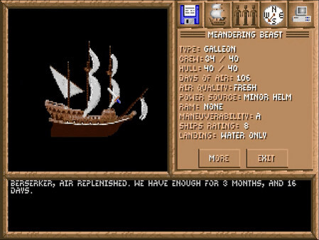 Игра Spelljammer: Pirates of Realmspace, скриншот