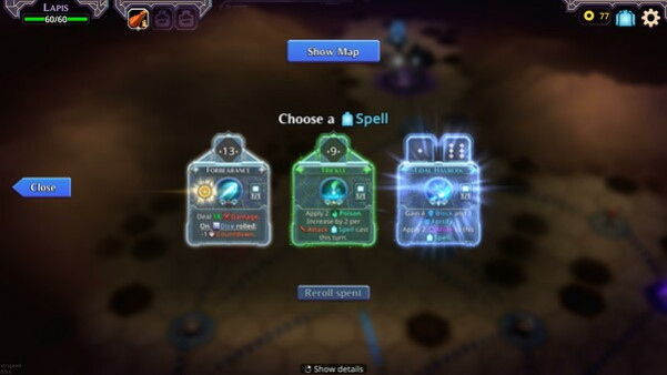 Игра SpellRogue, скриншот