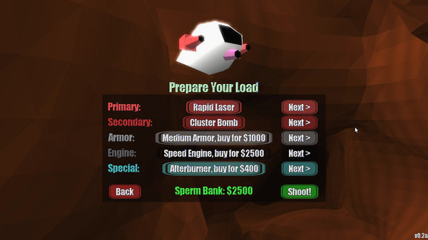Игра Spermination, скриншот