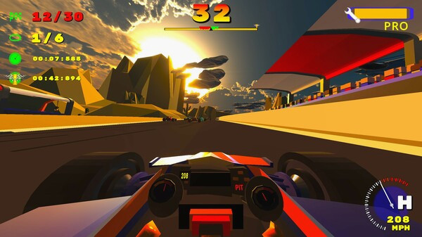Игра SPGP Super Polygon Grand Prix, скриншот