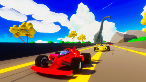 Игра SPGP Super Polygon Grand Prix, скриншот