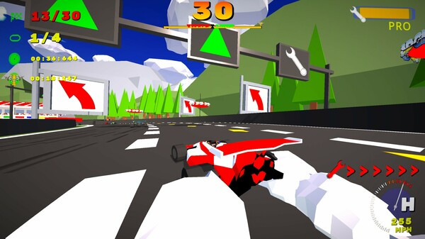 Игра SPGP Super Polygon Grand Prix, скриншот