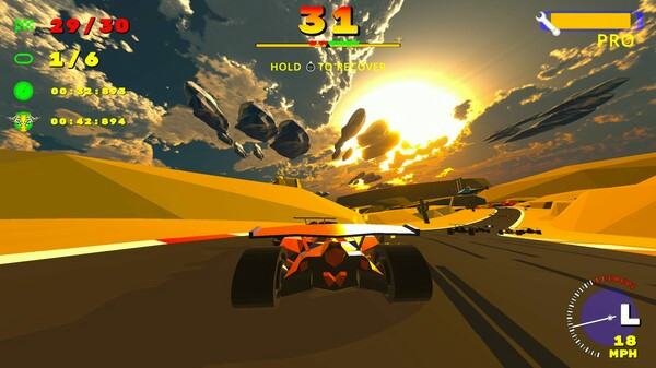 Игра SPGP Super Polygon Grand Prix, скриншот