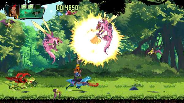 Игра Spidersaurs, скриншот
