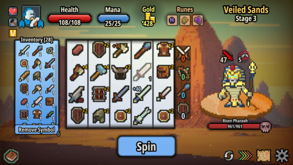 Игра Spin Hero, скриншот