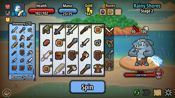 Игра Spin Hero, скриншот