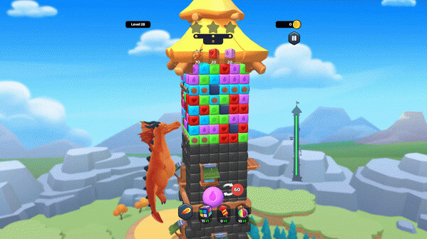 Игра Spire Blast, скриншот