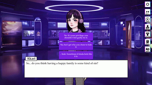 Игра Spirit Whisperer Conversation With Akari, скриншот