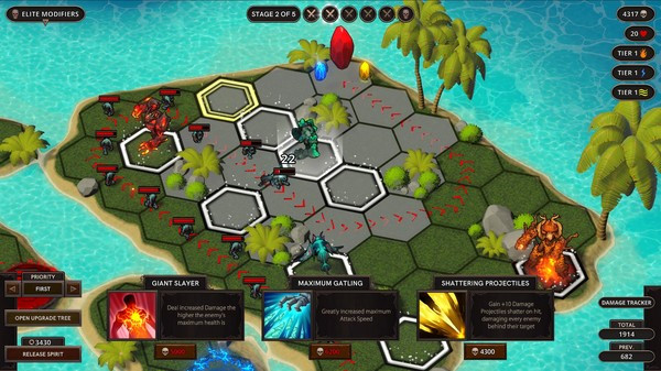 Игра Spirits of the Hellements - TD, скриншот