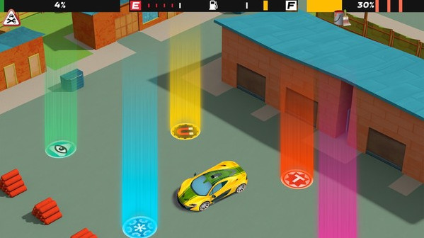 Игра Splash Cars, скриншот