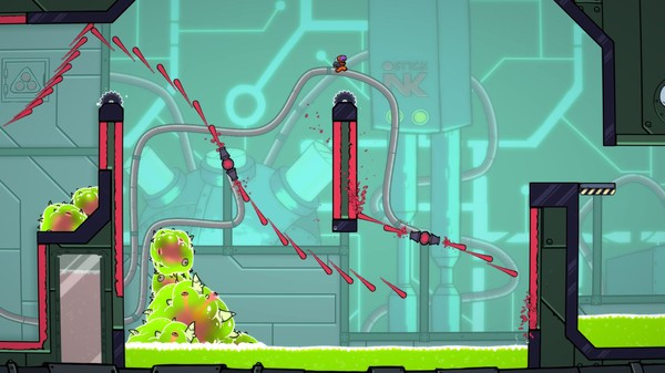 Игра Splasher, скриншот