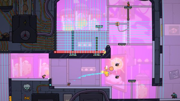 Игра Splasher, скриншот