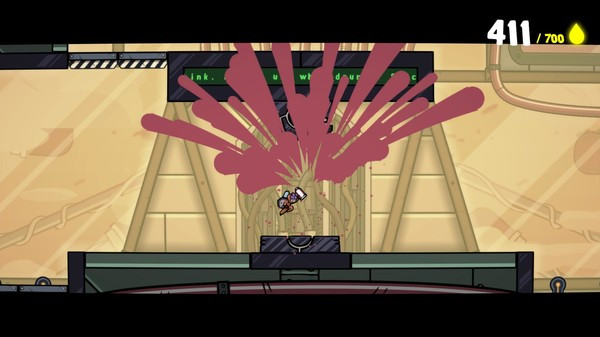 Игра Splasher, скриншот