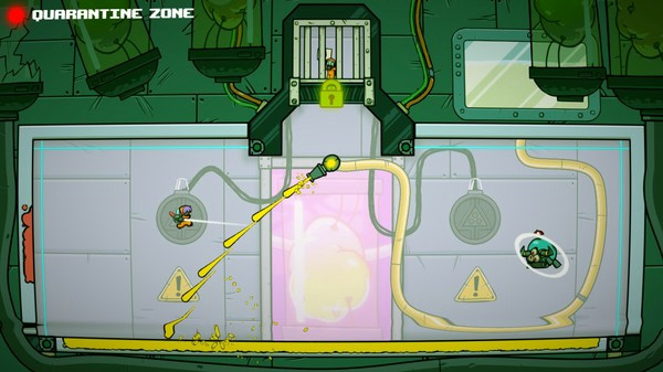 Игра Splasher, скриншот