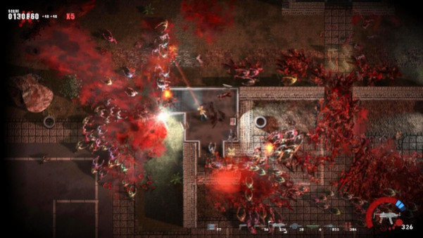 Игра Splatter - Zombiecalypse Now, скриншот