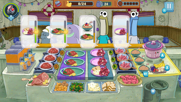 Игра SpongeBob: Krusty Cook-Off, скриншот