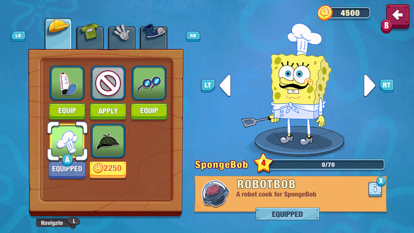 Игра SpongeBob: Krusty Cook-Off, скриншот