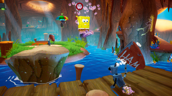 Игра SpongeBob SquarePants: Battle for Bikini Bottom - Rehydrated, скриншот