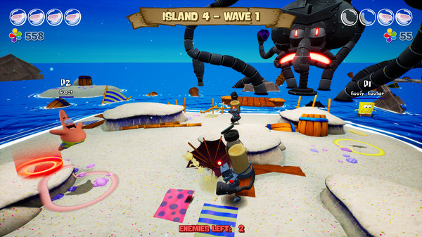 Игра SpongeBob SquarePants: Battle for Bikini Bottom - Rehydrated, скриншот