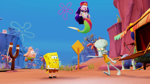 Игра SpongeBob SquarePants: The Cosmic Shake, скриншот