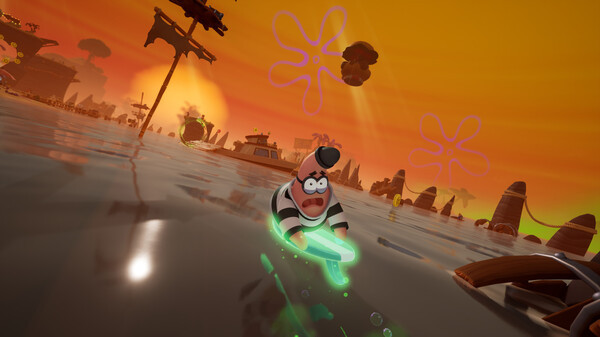 Игра Губка Боб Квадратные Штаны: Гиганты глубин, скриншот