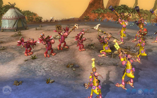 Игра SPORE, скриншот