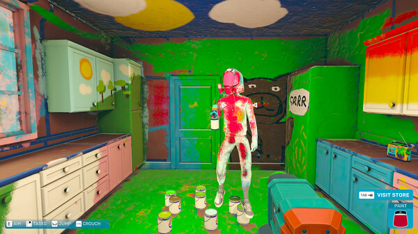 Игра Spray Paint Simulator, скриншот