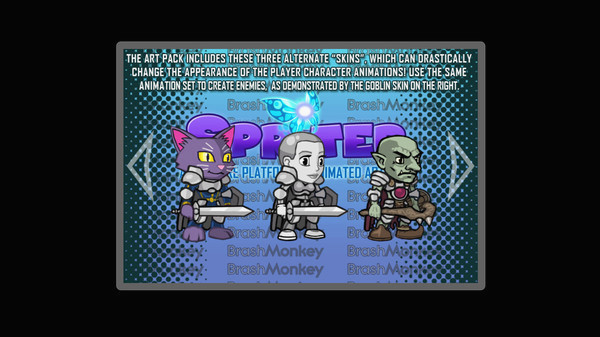Игра Spriter: Adventure Platformer Pack, скриншот