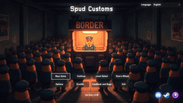 Игра Spud Customs, скриншот