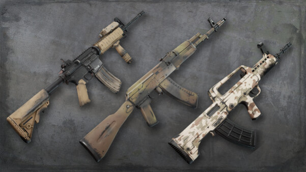 Игра Squad Weapon Skins - Desert Camo Pack, скриншот