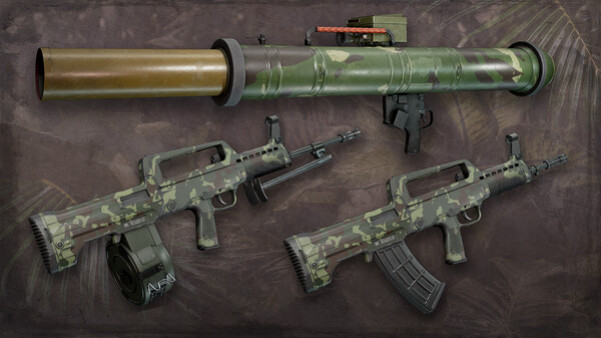Игра Squad Weapon Skins - Jungle Assault Pack, скриншот