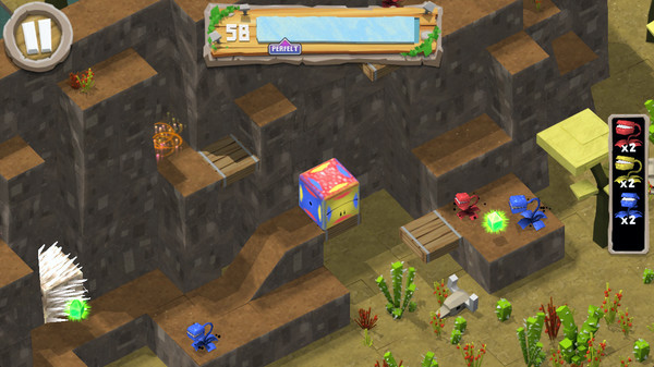 Игра Square's Route, скриншот