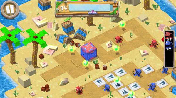 Игра Square's Route, скриншот