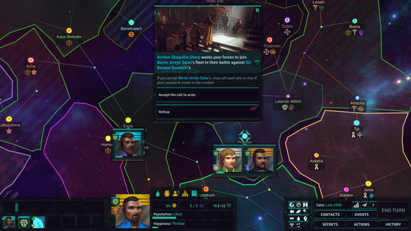 Игра Star Dynasties, скриншот