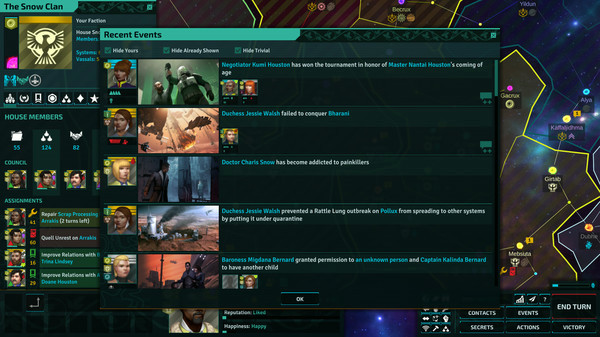 Игра Star Dynasties, скриншот