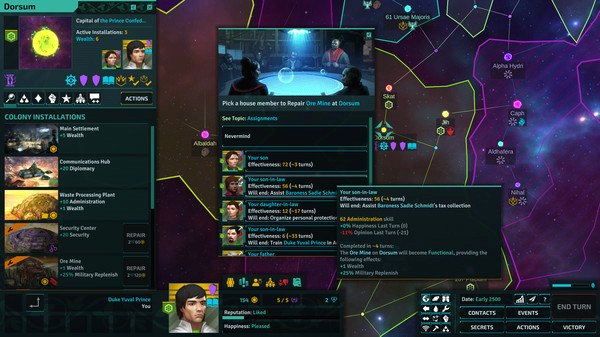 Игра Star Dynasties, скриншот