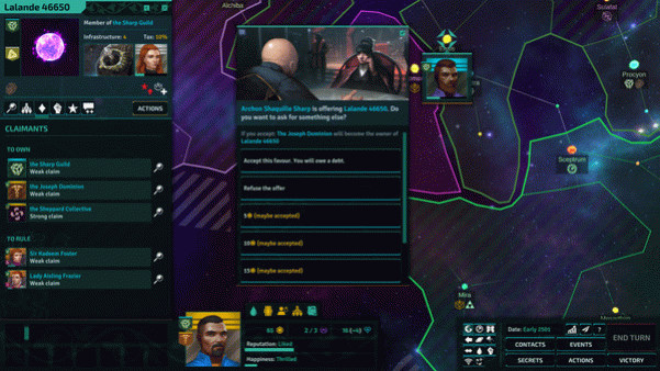 Игра Star Dynasties, скриншот