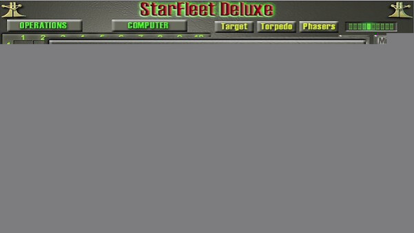Игра Star Fleet Deluxe, скриншот