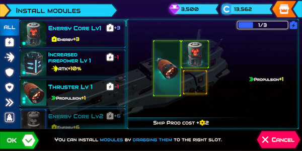 Игра Star Titans : War of the Galaxy, скриншот