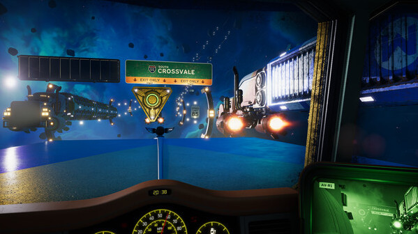 Игра Star Trucker, скриншот