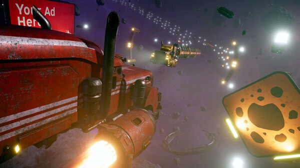 Игра Star Trucker, скриншот