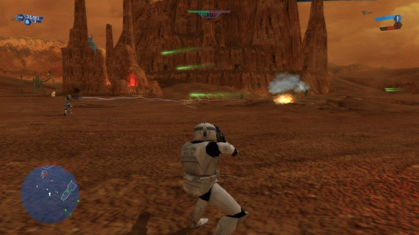 Игра STAR WARS Battlefront (Classic, 2004), скриншот