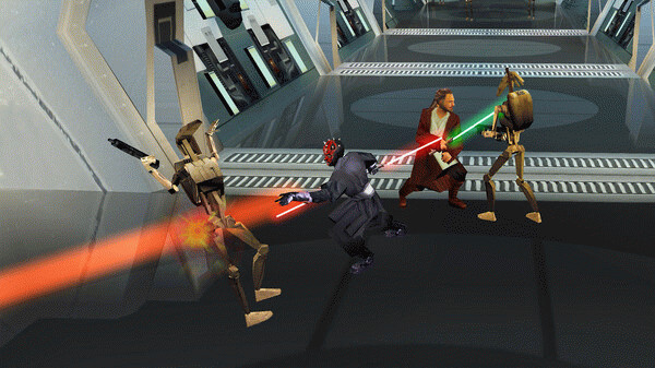 Игра Star Wars: Episode I: Jedi Power Battles, скриншот