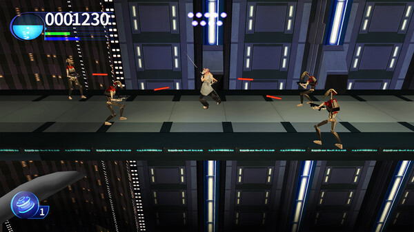 Игра Star Wars: Episode I: Jedi Power Battles, скриншот